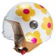 casco jet nzi agatha ruiz de la prada ZETA 2 ARP MARGARITAS NARANJA Y ROSA