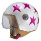 casco jet nzi agatha ruiz de la prada ZETA 2 ARP ESTRELLAS ROSA MATT