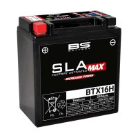 Batería BS BATTERY SLA Max sin mantenimiento activada en fábrica BTX16H