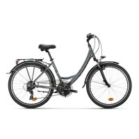 LIQUIDACION Bicicleta urbana conor malibu mixta GRIS(Entrega en 5 dias laborables)