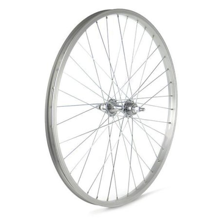 RUEDA DELANTERA 24" (ETRTO 507) PLATA, 36H TUERCA QW