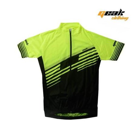 MAILLOT CORTO "GEAK" AMARILLO/NEGRO