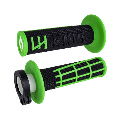 Puños ODI EMIG 2.0 V2 Lock-On negro-verde