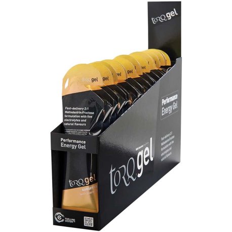 TORQ GEL CAJA DE 15 BANOFFEE banana con guarana