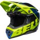 Casco BELL Moto-10 Spherical - Sliced Matte/Gloss Retina/Blue