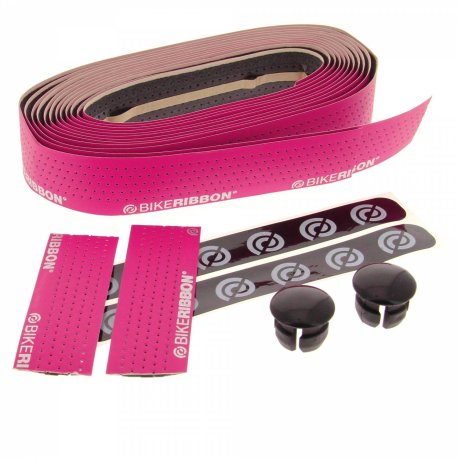 Cinta de manillar Bikeribbon Eolo Soft de Poliuretano+EVA fucsia