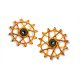 ROLDANAS DE CAMBIO PARA SRAM (SET - 12T + 14T (FOR 11/12 SP. WITH STANDARD CAGE), ORANGE)