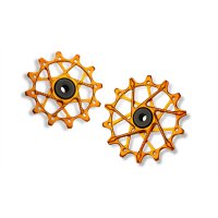 ROLDANAS DE CAMBIO PARA SRAM (SET - 12T + 14T (FOR 11/12 SP. WITH STANDARD CAGE), ORANGE)