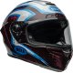 Casco BELL Race Star DLX Flex - Xenon Gloss Red/Silver