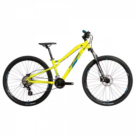 Bicicleta wolfbike nitro "27.5" amarilo 2*8 talla XS disco hidraulico talla XS