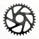 PLATO UFOR ROUND CHAINRING 34T BLACK DM SHIMANO