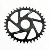 PLATO UFOR OVAL CHAINRING 30T BLACK DM