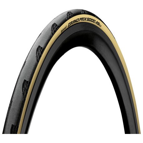 CUBIERTA CONTINENTAL GRAND PRIX 5000 ALLSEASON TUBELESS BLACK/CREAM PLEGABLE 700X25C