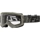 Gafas FLY RACING Focus S.E. Kryptec - Moss Grey / Negro - Lente Transparente