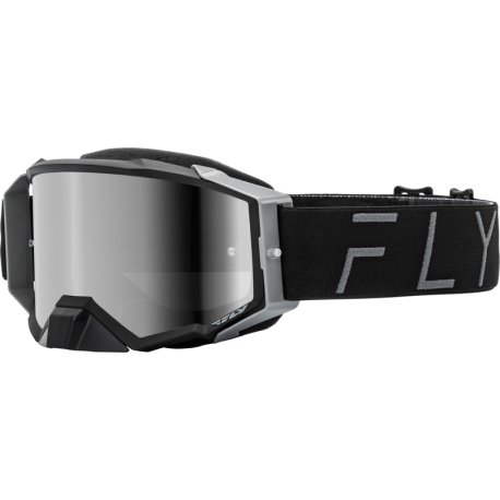 Gafas FLY RACING Zone Pro - Negro / Gris - Lente Black Mirror / Ahumado