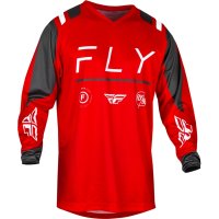 Camiseta FLY RACING F-16 - Rojo / Antracita / Blanco