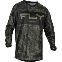 Camiseta FLY RACING F-16 S.E. Kryptek - Moss Grey / Negro