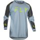 Camiseta FLY RACING Evolution DST - Ice Grey / Antracita / Verde Neón