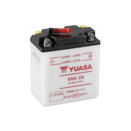 Batería YUASA 6N6-3B Dry charged (sin electrolito)