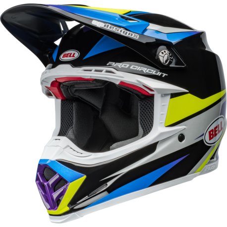 Casco BELL Moto-9S Flex - Pro Circuit 24 Gloss BlackBlue