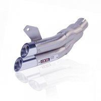 Silenciador IXIL Dual Hyperlow L2X acero inoxidable / aluminio pulido - XH6348V HONDA CB 600 F HORNET 2007-2013