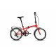 BICI PLEGABLE ALUMINIO MONTY CITY SOURCE PLEGABLE 6V V-BRAKE ROJO