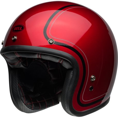 Casco BELL Custom 500 - Chief Gloss Gloss Candy Red