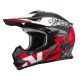 LIQUIDACION Casco cross nzi KNOBBY CONTEST BLACK&RED&WHITE MATT TALLA M