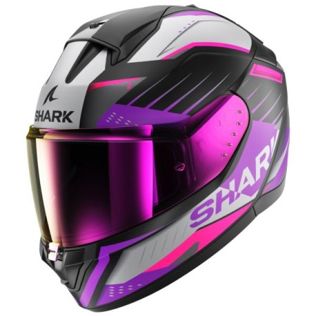 CASCO SHARK INTEGRAL RIDILL 2 BERSEK NEGRO-ROSA