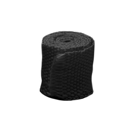 Cinta térmica para tubos de escape 50mm x 7,5m 650ºC negro