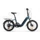 bicicleta ebike plegable conor maui gris