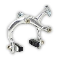 FRENOS HERRADURA ALUMINIO 68MM PLATA