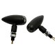 Juego de intermitentes LED HIGHSIDER Micro-Bullet negro