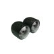 Doble óptica universal BIHR Ø90mm negro