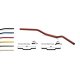 Manillar aluminio A01, Rojo LSL 122A001RT