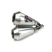 Silenciador IXIL RC2 Slip On Double acero inoxidable - OS833SS SUZUKI SV 650 ABS 2017-2024