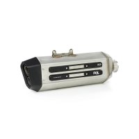 Silenciador IXIL MXT acero inoxidable / aluminio negro - EH6046SS HONDA CRF 1100 L AFRICA 2020-2023