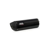 Silenciador IXIL Hexoval Xtrem acero inoxidable negro / aluminio negro - OS8062VSEB SUZUKI GSR 750 ABS