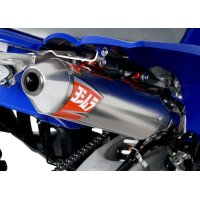 Linea completa escape Yoshimura Signature RS-2, acero inox, Silencioso aluminio , Yamaha YFZ450 2004-2009