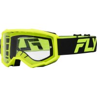 Gafas FLY RACING Focus - Negro / Hi-Vis - Lente Transparente