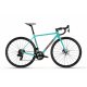 Bicicleta carretera mendiz F8SL.05 Turquesa mate-rojo