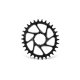 PLATO GARBARUK OVALADO DIRECT MOUNT SHIMANO M7100/M8100 (30T, BLACK)