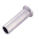 ALHONGA Bote 500 Terminales de cable Ø2mm. Aluminio plata