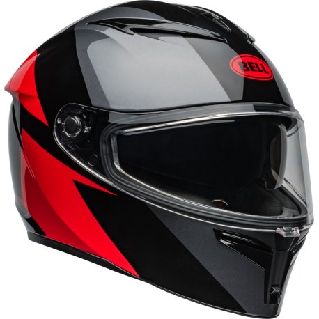 Casco Integral BELL Lithium - Shear Gloss Metallic Gray/Red