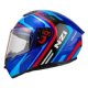 Casco integral nzi TRENDY 2 CONNECTED DARK BLUE&RED&BLUE