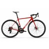bicicleta carretera mendiz F8SL.02C rojo mate-blanco