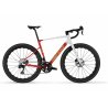 Bicicleta gravel mendiz G12.07 blanco mate-rojo mate