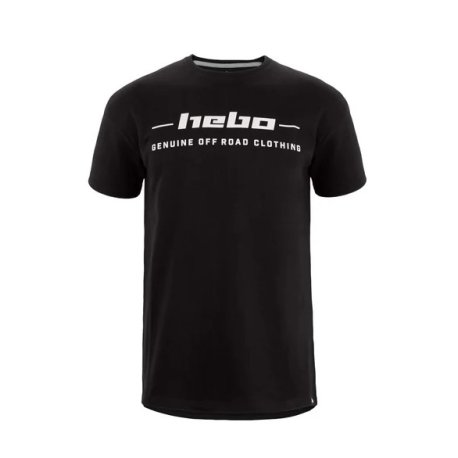 camiseta casual hebo wear negro