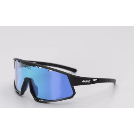 GAFAS 4KAAD MIRADOR BLACK-WHITE BLUE MIRROR SPORTS EYEWEAR