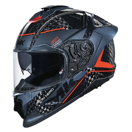Casco integral TITAN CARBON NERO DECORADO BRILLO (GL263)